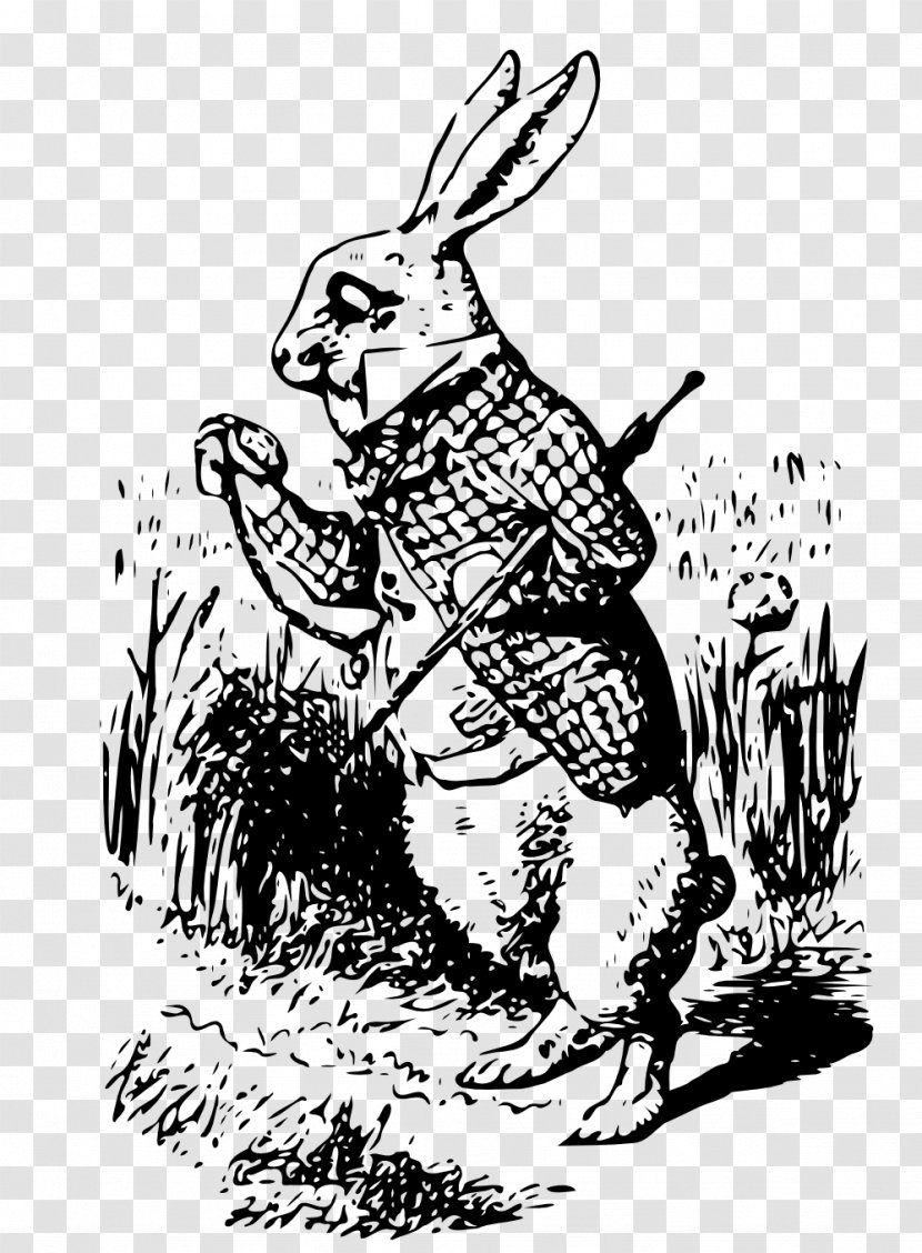 White Rabbit Alice's Adventures In Wonderland Cheshire Cat - Peter Transparent PNG