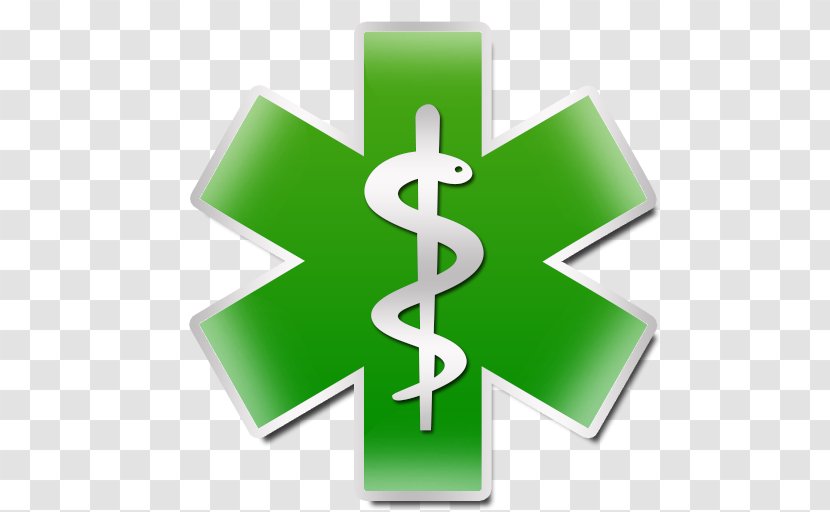 Star Of Life Symbol Emergency Medical Services Clip Art - Emblem Transparent PNG