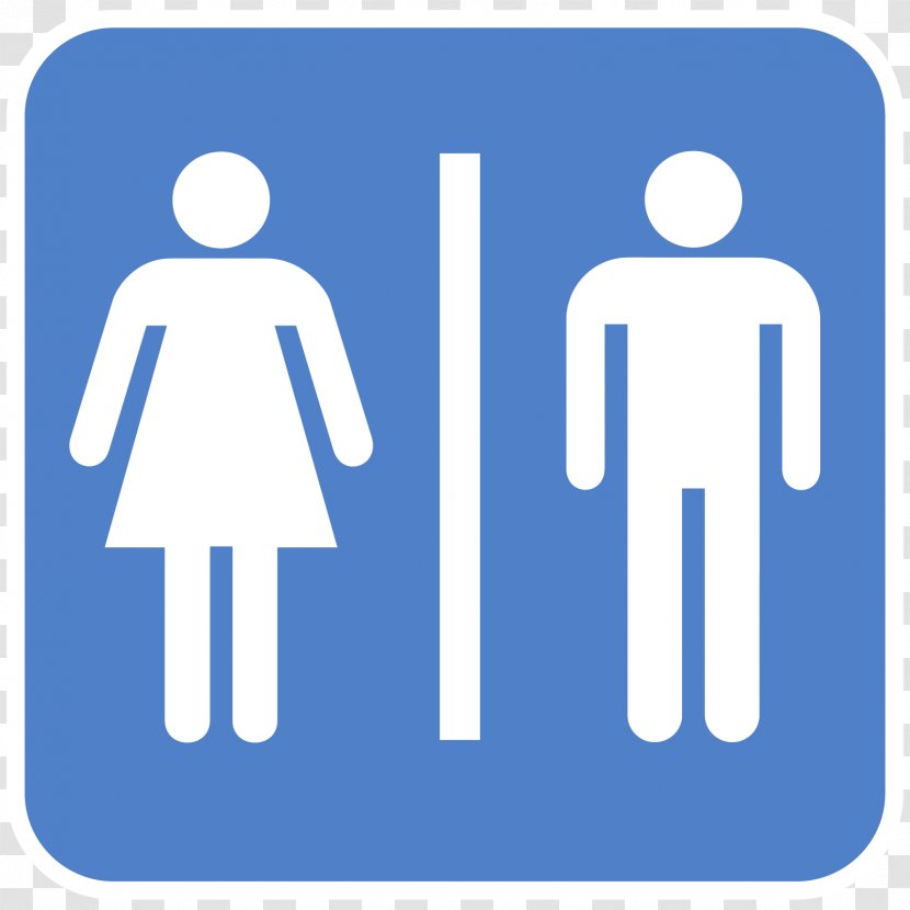 Unisex Public Toilet Bathroom Transgender - Sign - Washroom Transparent PNG