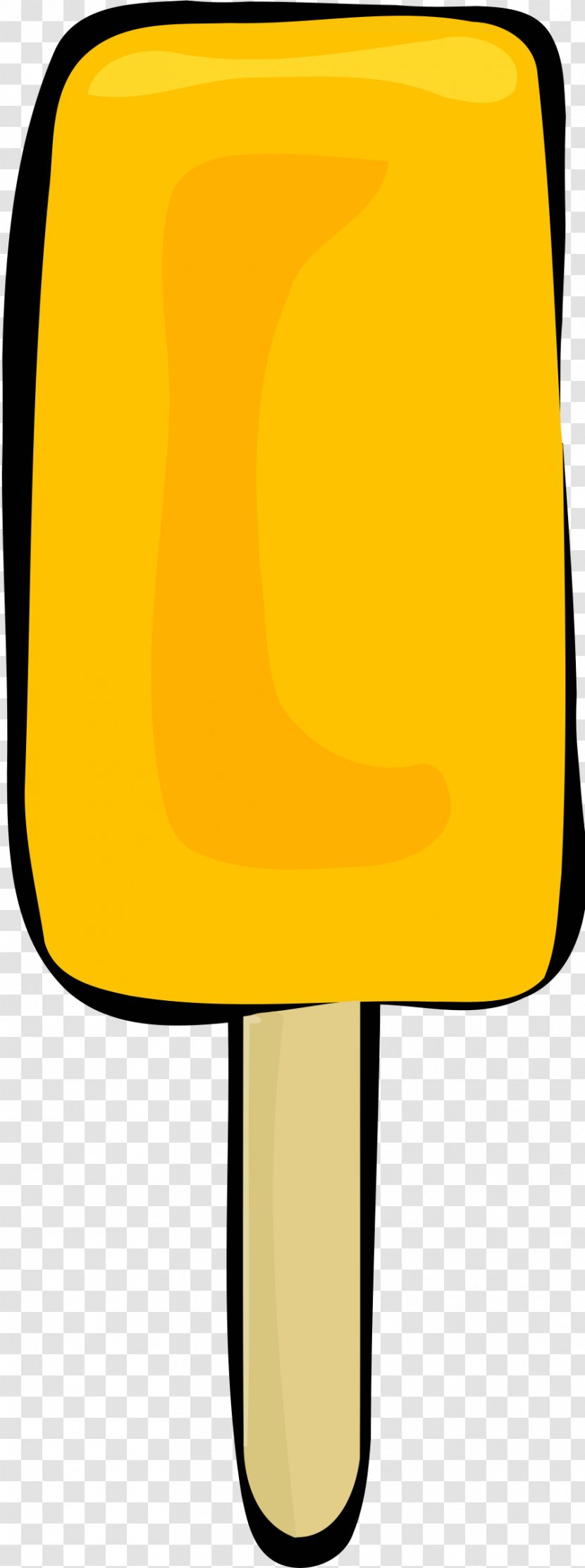 Ice Cream Juice Lollipop Pop - Yellow Transparent PNG