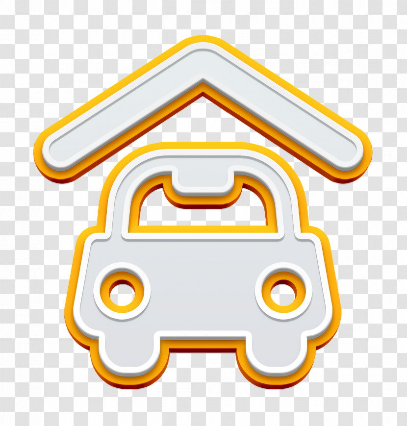 Icon Car Garage Icon Tourism In The City Icon Transparent PNG