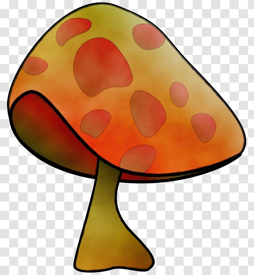 Orange - Mushroom Transparent PNG
