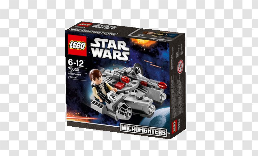 LEGO Star Wars : Microfighters Han Solo 75030 Millennium Falcon Toy - A Story Transparent PNG