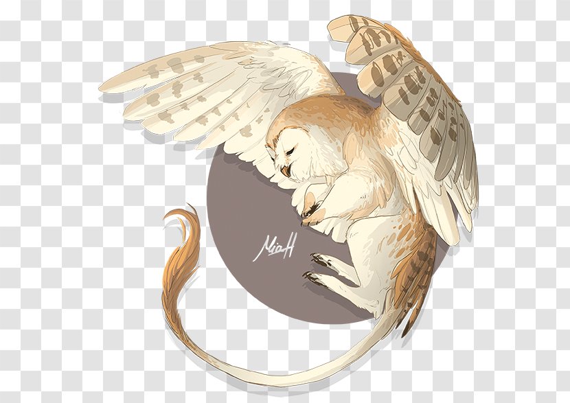 Owl Bird Griffin Legendary Creature Art Transparent PNG