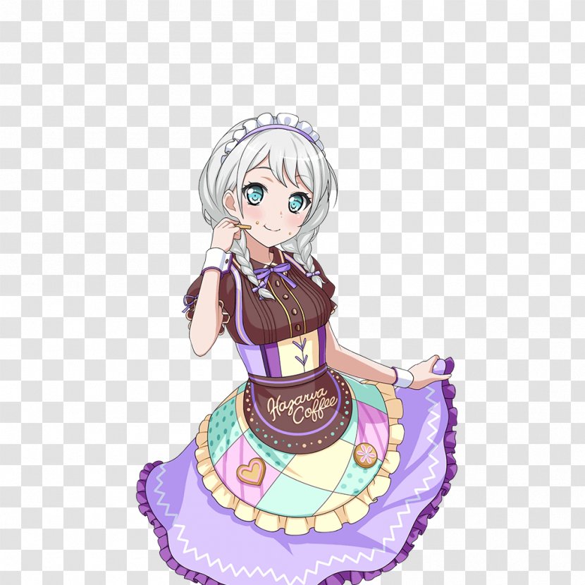 BanG Dream! Girls Band Party! Chisato Wakamiya Wikia - Silhouette - Maid Transparent PNG