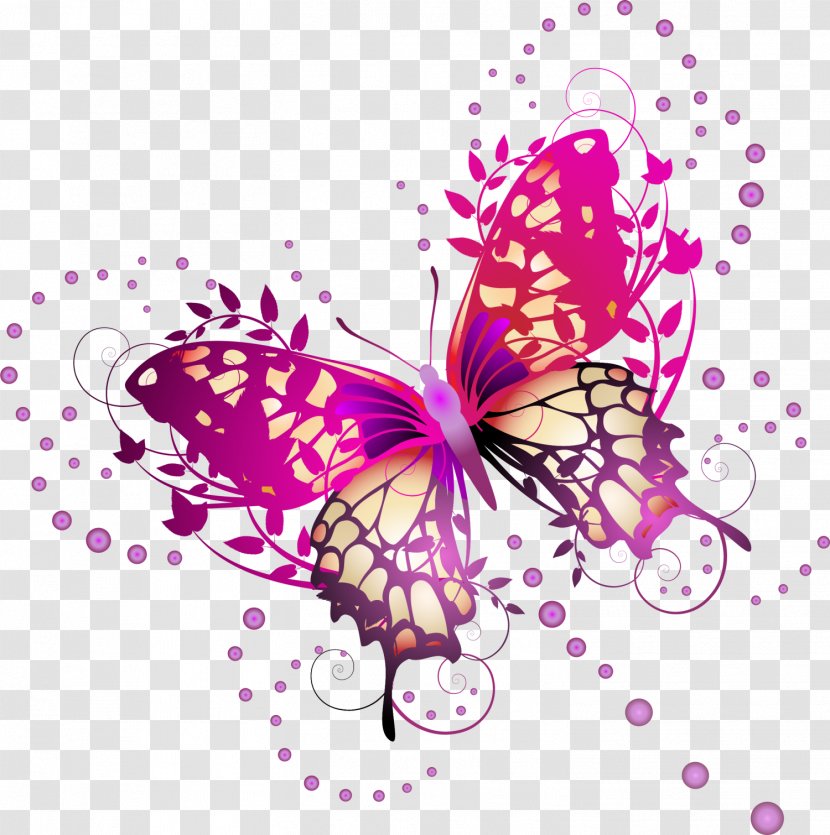 Butterfly Photography Illustration - Banco De Imagens - With Purple Lines Transparent PNG