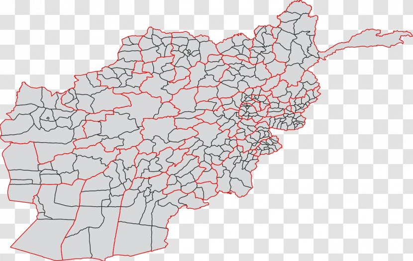 District Of Afghanistan Parwan Province Map Khost Achin - Badakhshan Transparent PNG