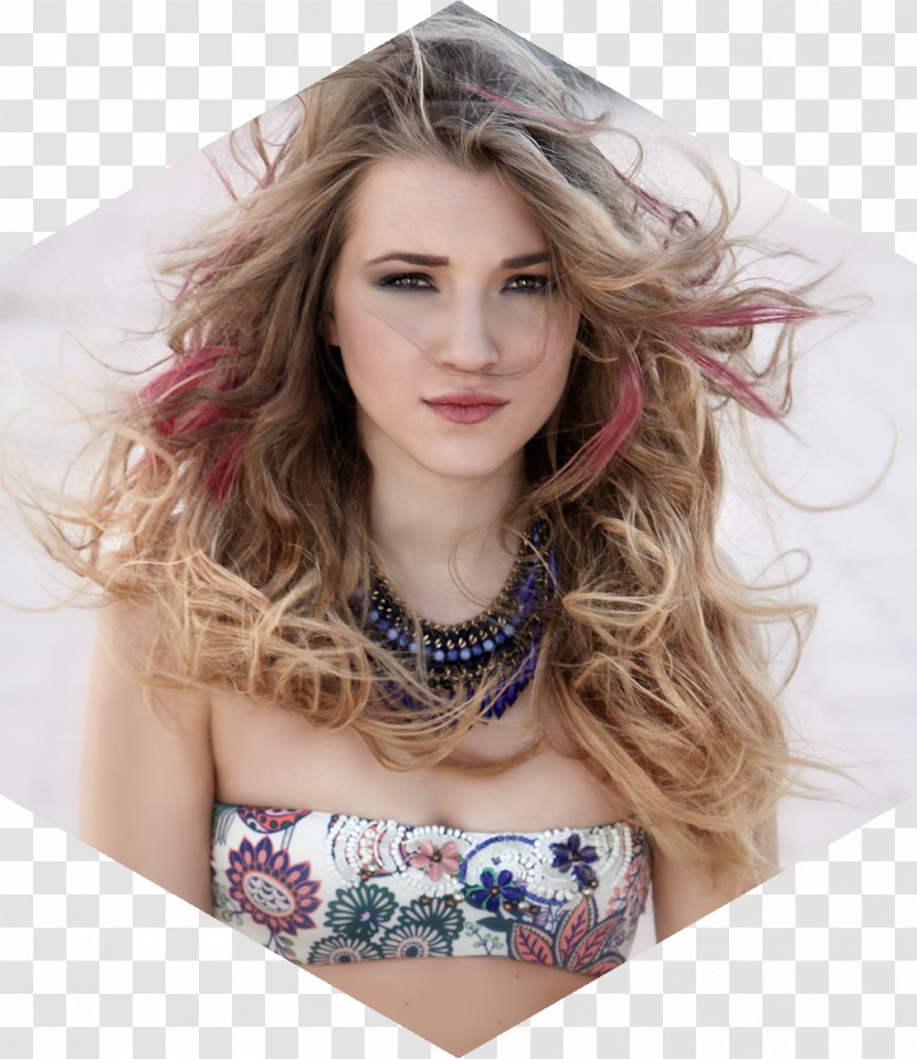 Blond Hair Coloring Beach Brown Long - Heart Transparent PNG