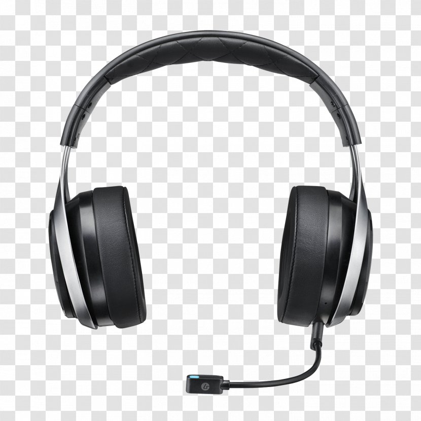 Headphones Microphone Xbox 360 Wireless Headset - Surround Sound - Black Transparent PNG
