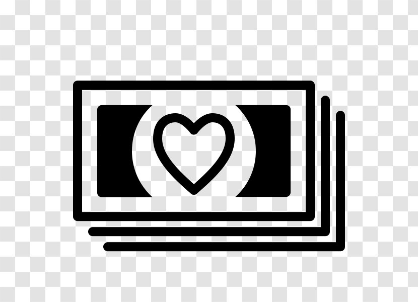 Heart Symbol - Rectangle - Blackandwhite Transparent PNG