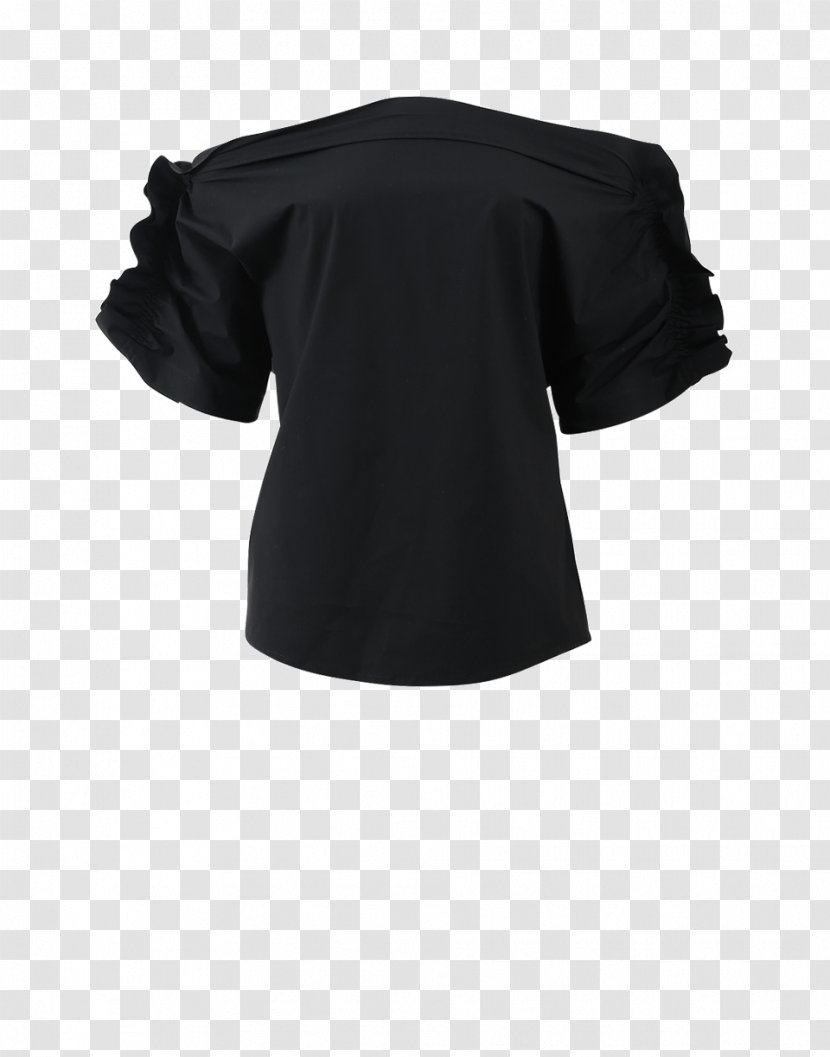 Shoulder Sleeve Black M - Blouse Transparent PNG