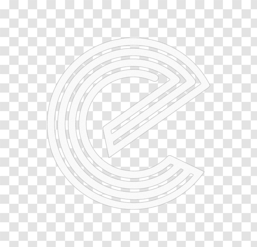 Circle Angle Font - White Transparent PNG