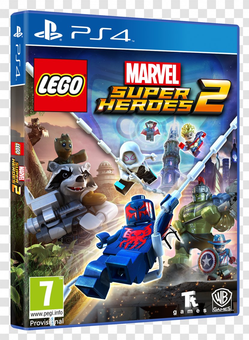 Lego Marvel Super Heroes 2 Marvel's Avengers Xbox One PlayStation 4 - Video Game - Groot And Rocket Thor Transparent PNG