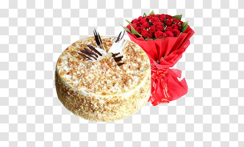 Butterscotch Strawberry Cream Cake Noida - Baking Transparent PNG