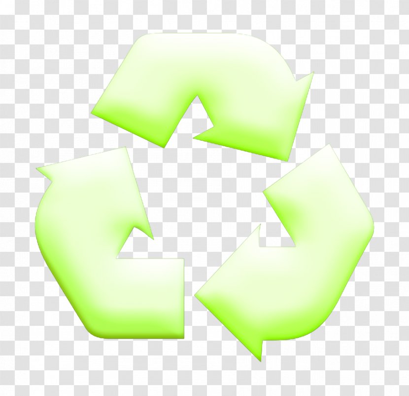 Green Arrow Icon - Recycling Symbol - Trademark Transparent PNG