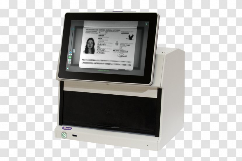 Display Device Travel Document Identity Computer Hardware - Press Passport Stamp Transparent PNG