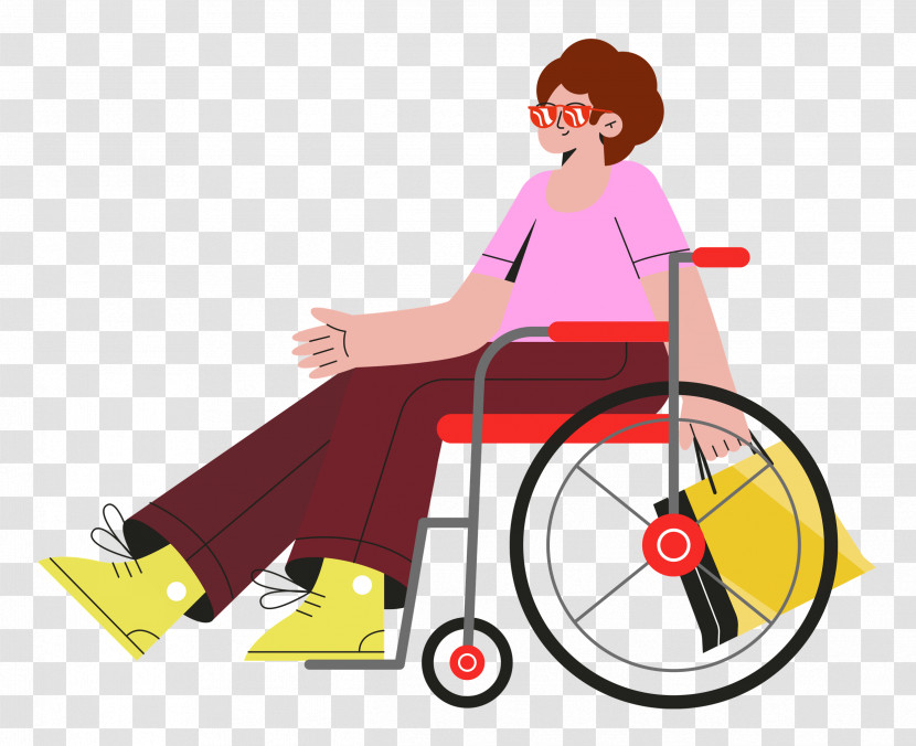 Sitting On Wheelchair Wheelchair Sitting Transparent PNG