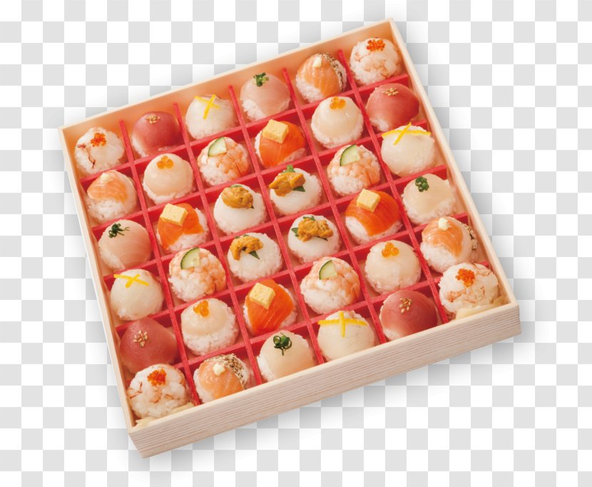 Canapé Petit Four Turkish Delight Cuisine Sushi Transparent PNG