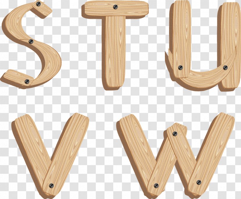 Letter Alphabet Font - Plank - Wood Transparent PNG