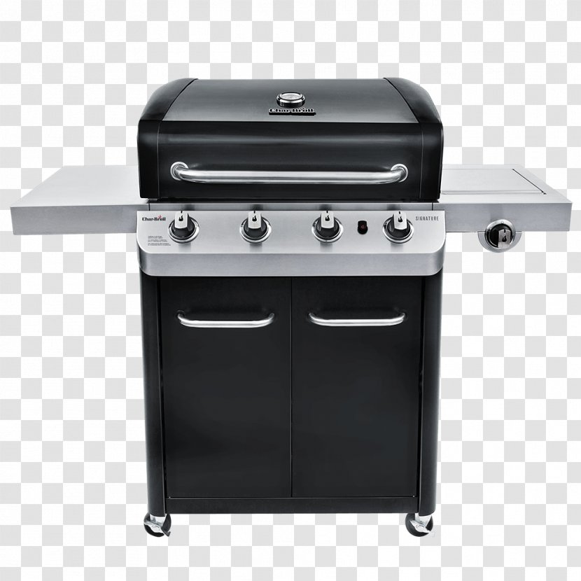 Barbecue Grilling Char-Broil Signature 4 Burner Gas Grill Asado - Outdoor Transparent PNG