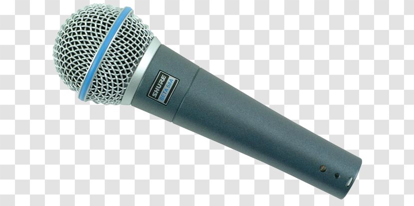Wireless Microphone Shure Beta 58A Audio - Heart Transparent PNG