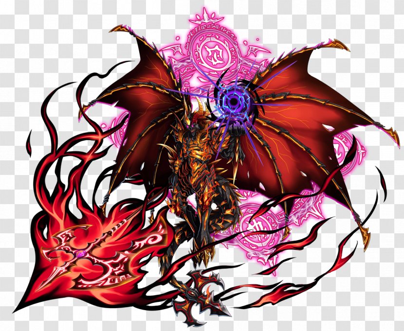 Brave Frontier Video Game Art Demon - Pollinator Transparent PNG