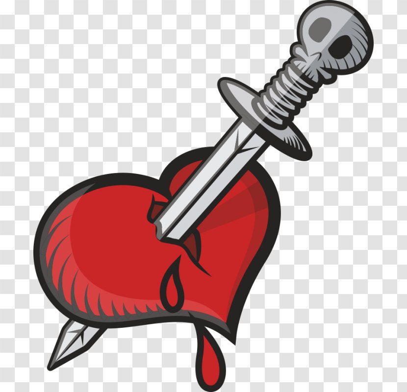 Heart - Cold Weapon - Red Transparent PNG