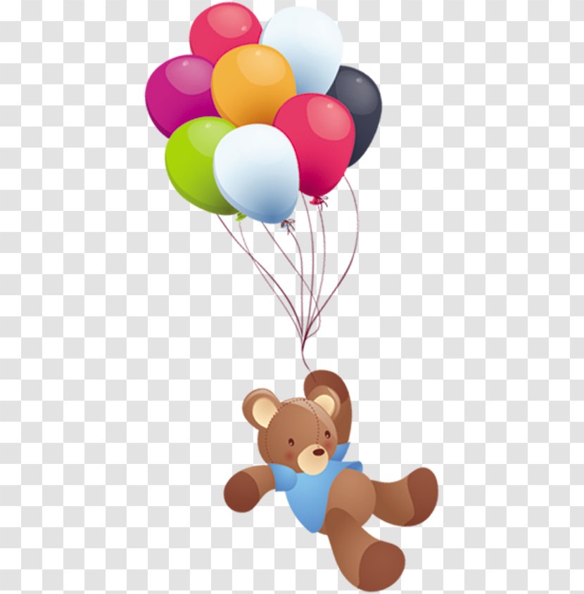 Balloon Animation Clip Art - Flower - Bear Transparent PNG