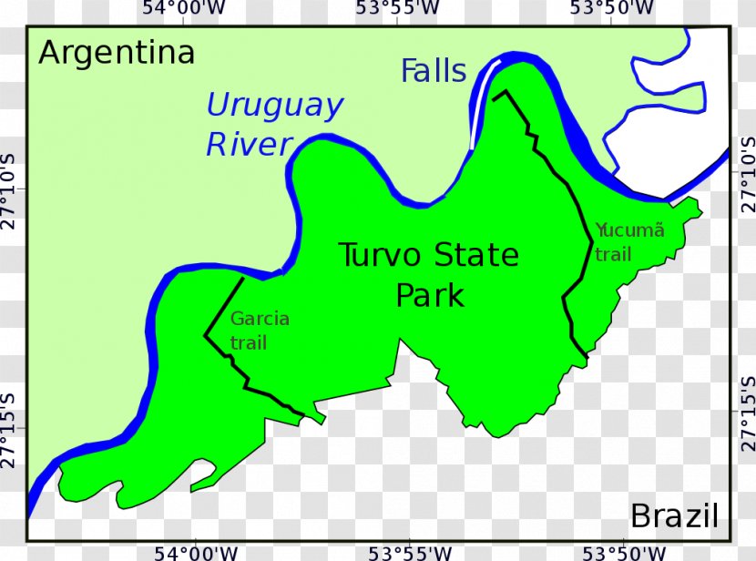 Yucumã Falls Turvo State Park Uruguay River Canela, Rio Grande Do Sul - Area - Tree Transparent PNG