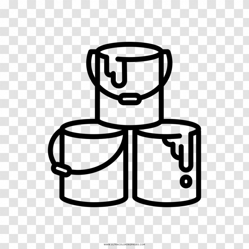 Drawing Painting Coloring Book Tin Can - Symbol - Paint Transparent PNG