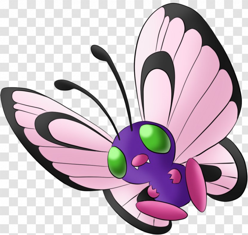 Butterfree Caterpie Metapod Ash Ketchum Pokémon - Mixed Butterflies Moths Transparent PNG