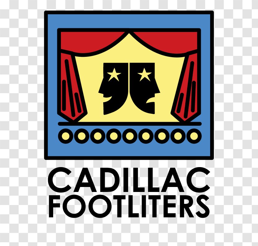 Cadillac Footliters Junior Players Community Theatre Brand Clip Art - Signage Transparent PNG