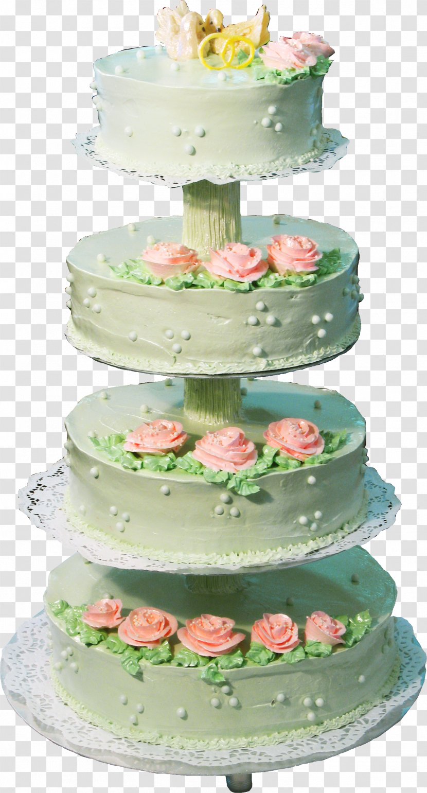 Torte Wedding Cake - Icing - Pasta Transparent PNG