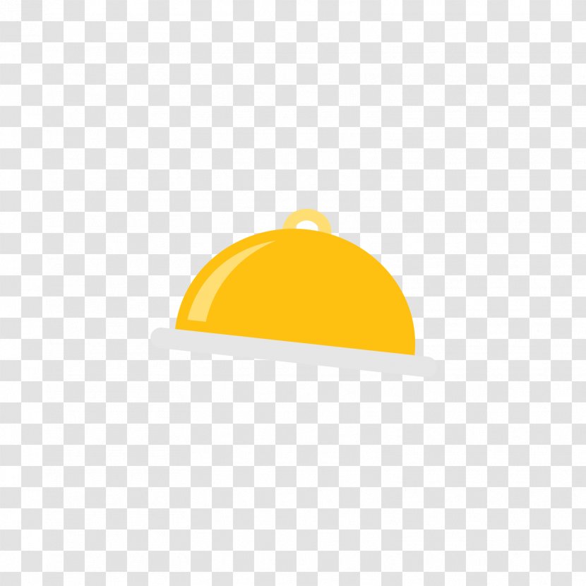Yellow Wallpaper - An Orange Lid Buckled On A Plate Transparent PNG