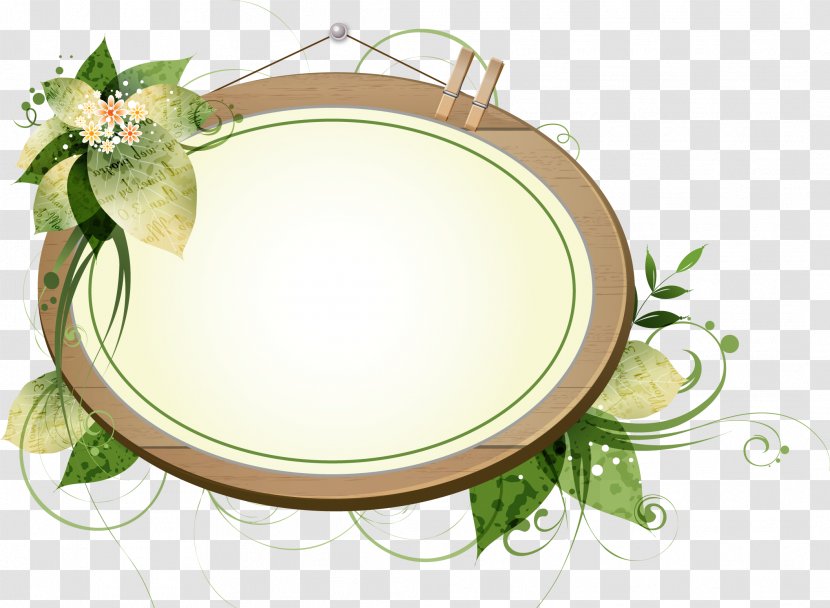 Vector Graphics Picture Frames Design Decorative Arts Image - Platter - Oval Transparent PNG
