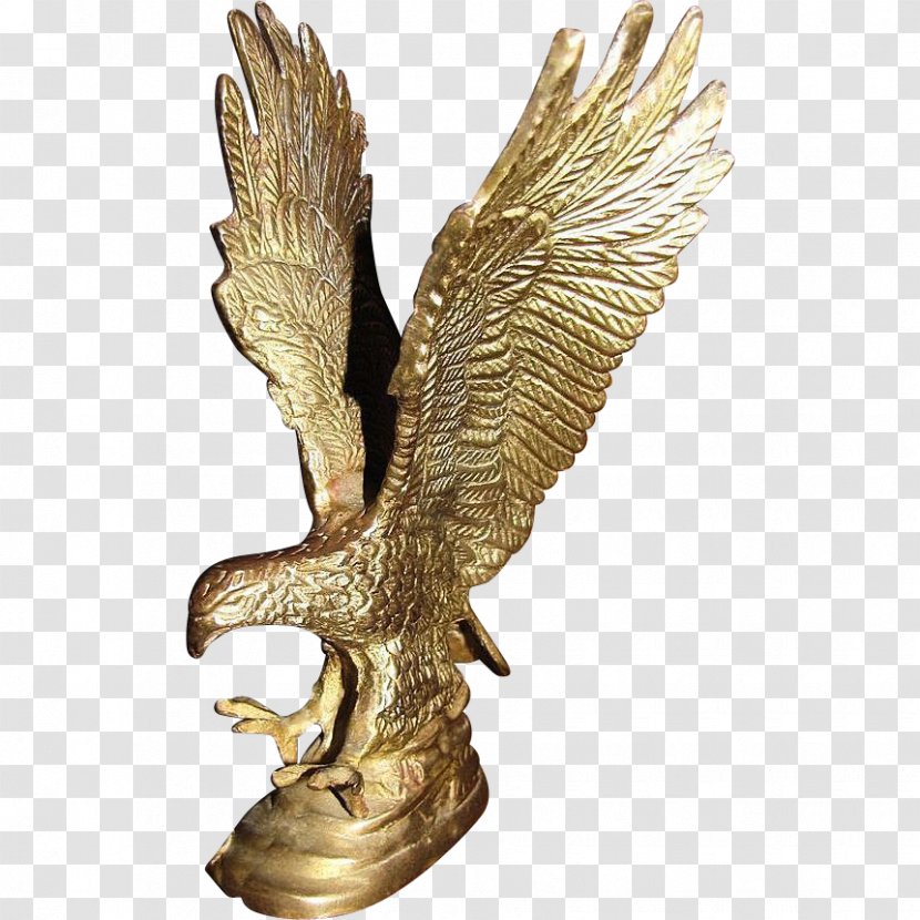 Eagle Bronze Sculpture 01504 - Statue Transparent PNG