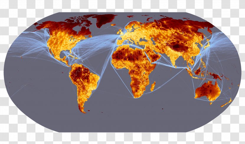 World Map City Travel - Location - Earth Hour Transparent PNG