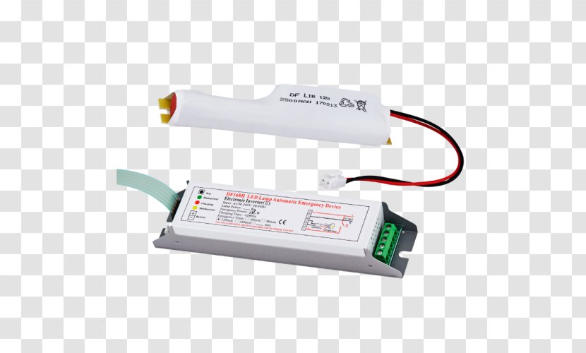 Battery Charger Electronic Component Lithium-ion Emergency Lighting Electricity - Light Transparent PNG