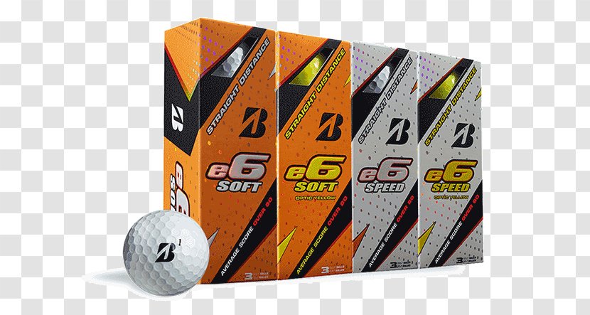 Golf Balls Bridgestone E6 SOFT - Clubs - Personalized Transparent PNG
