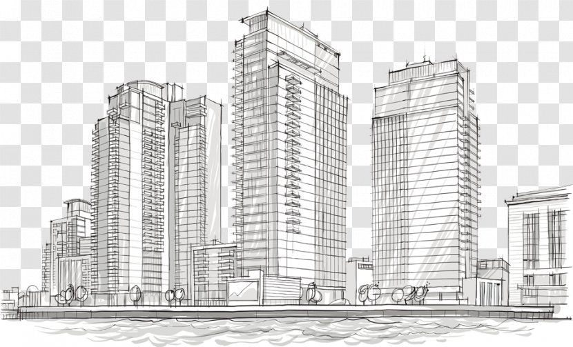 Architecture Building Architectural Drawing Sketch - Metropolis Transparent PNG