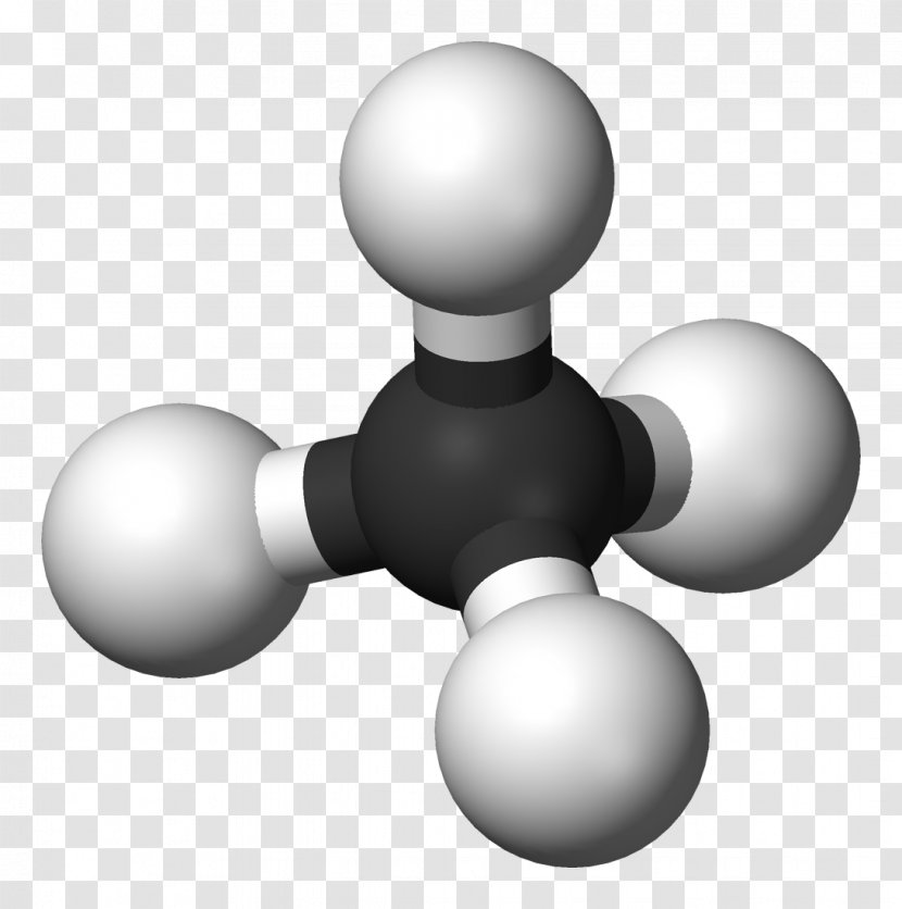 Methane Molecule Alkane - 3 Transparent PNG