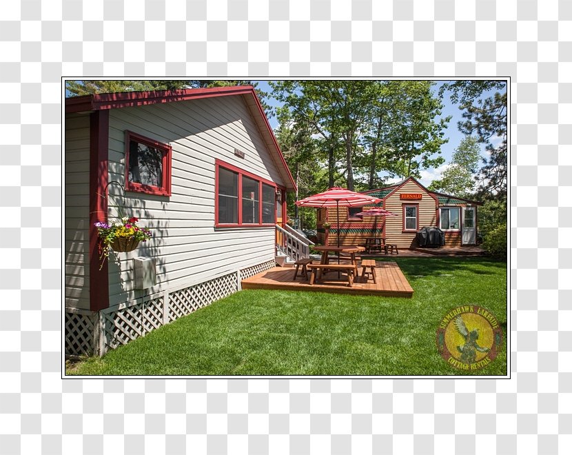 Cottage House Log Cabin Living Room Bedroom - Siding Transparent PNG