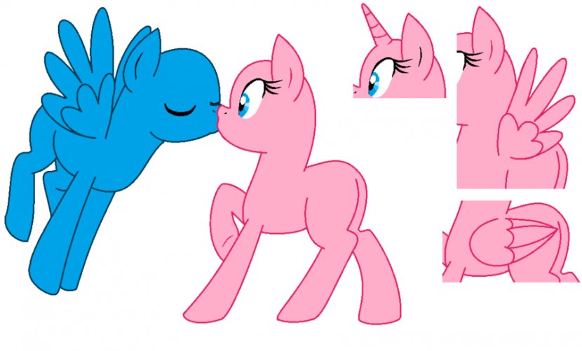 Rarity Rainbow Dash My Little Pony Kiss - Flower - Pink Base Cliparts Transparent PNG