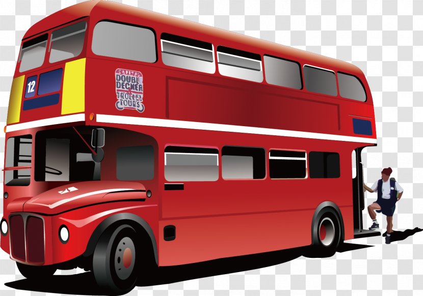 London Buses Double-decker Bus - Double Decker Transparent PNG