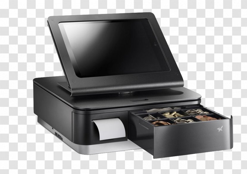 Point Of Sale Cash Register Printer Star Micronics Sales - Electronic Device Transparent PNG