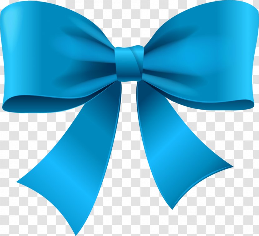 Blue La Corona Ribbon Shoelace Knot - Gift - Hand-painted Bow Transparent PNG