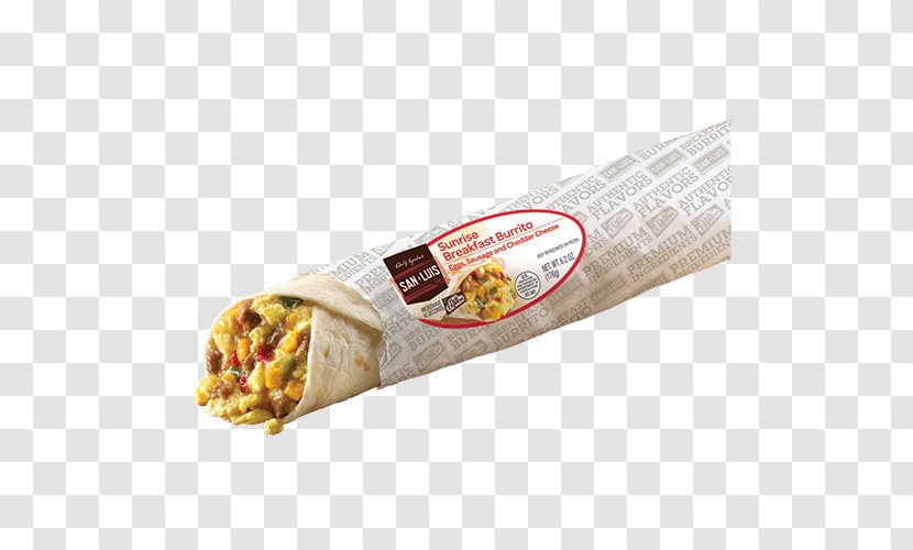 Vegetarian Cuisine Breakfast Burrito Delicatessen Wrap Transparent PNG