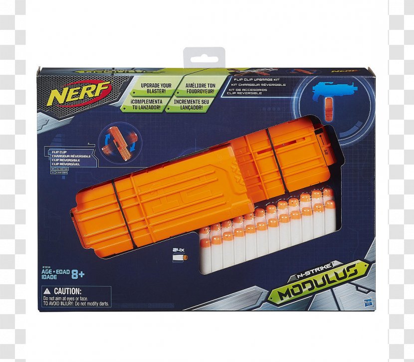 Nerf N-Strike Elite NERF Modulus ECS-10 Blaster - Hasbro - Toy Transparent PNG