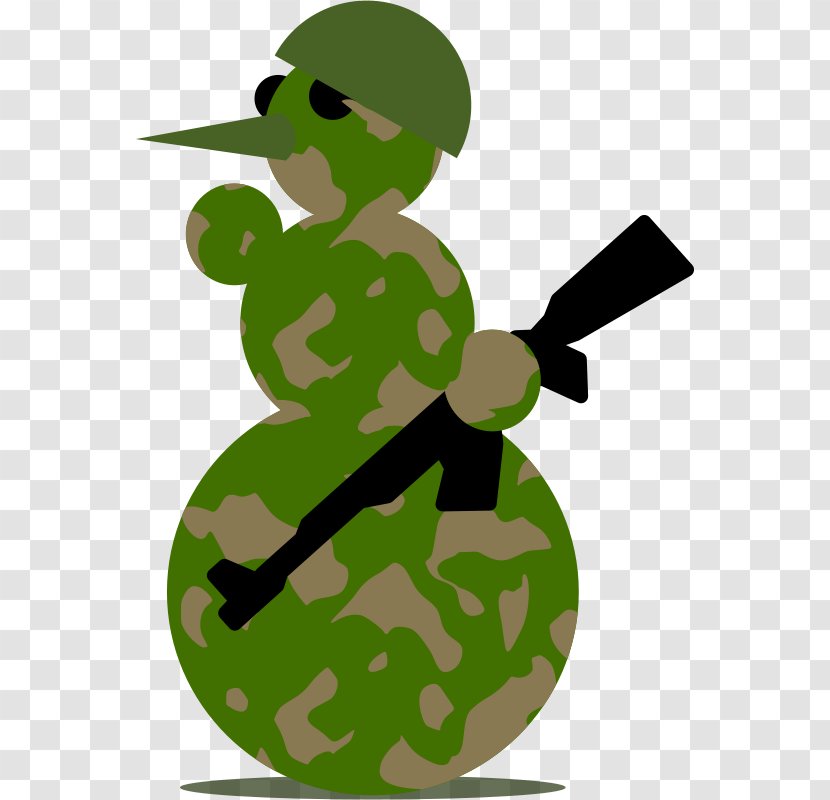 Santa Claus Military Army Christmas Clip Art - Ornament - Gun Snowman Transparent PNG