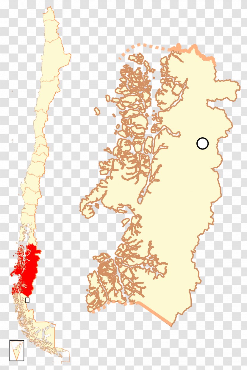 Regions Of Chile General Carrera Province Palena Map Zona Austral Transparent PNG